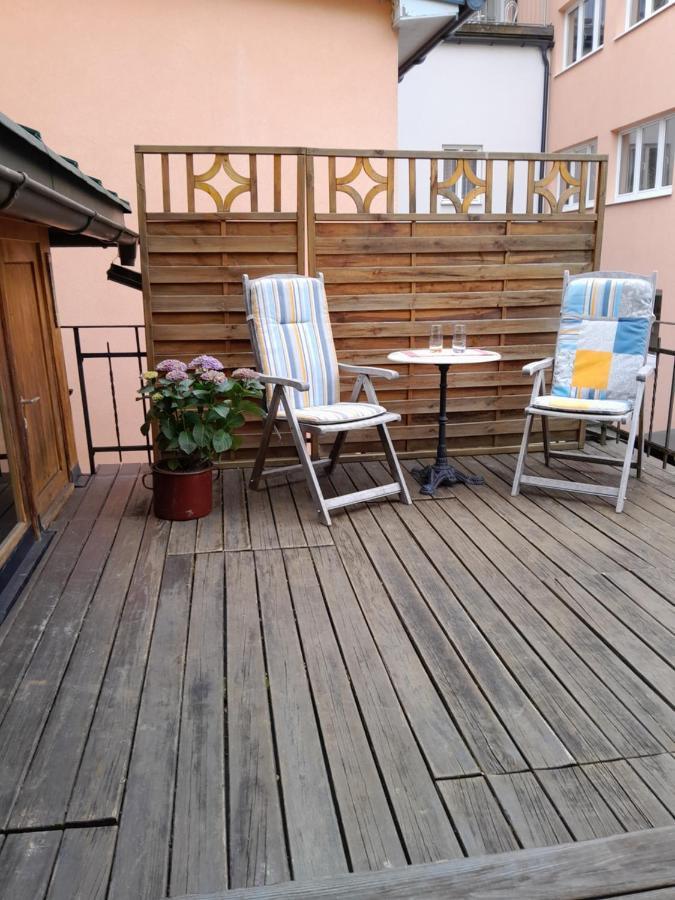 מריהצל Ferienwohnung Schuhhaus Ganster מראה חיצוני תמונה